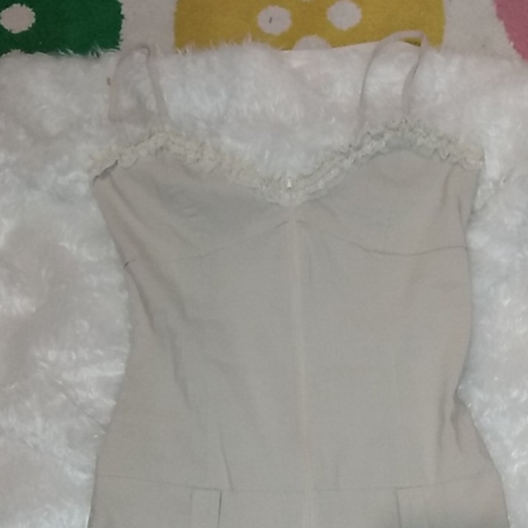 Kitty Bustier Front Zip ruffle Lace Skater Dress - Picture 9 of 12